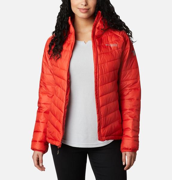 Columbia Snow Country Hooded Jacket Orange For Women's NZ5294 New Zealand